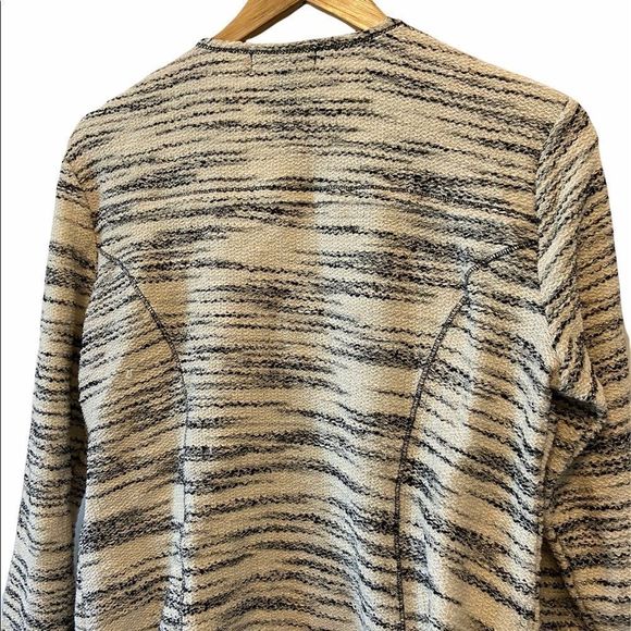 STLE&CO Cream&Black Tweed Lightweight Open Blazer - Picture 5 of 7